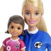 Barbie Soccer Coach Playset with Blonde Soccer Coach Doll, Student Doll and Accessories view 4