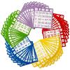 Yuanhe 50 Bingo Game Cards - Bingo Set Kids Party Paper Card Games School Classroom Family Gathering Activity Casino Trip view 1