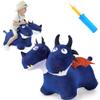 iPlay, iLearn Bouncy Pals Toddler Animal Hopper Toys, Kids Plush Blue Hopping Horse, Inflatable Ride on Dragon W/Pump, Indoor Outdoor Jumper, Birthday Gifts for 18 24 Month 2 3 4 Year Old Boy Girl view 1