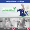 iPlay, iLearn Bouncy Pals Toddler Animal Hopper Toys, Kids Plush Blue Hopping Horse, Inflatable Ride on Dragon W/Pump, Indoor Outdoor Jumper, Birthday Gifts for 18 24 Month 2 3 4 Year Old Boy Girl view 4