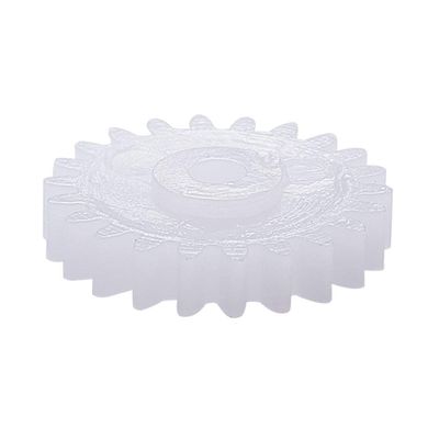 Othmro 20Pcs Plastic Gears 22 Teeth Model 222A Reduction Gear 0.07inch Hole Diameter 0.47inch Outer Diameter 0.12inch Thickness Plastic Worm Gears for RC Car Robot Motor White