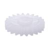 Othmro 20Pcs Plastic Gears 22 Teeth Model 222A Reduction Gear 0.07inch Hole Diameter 0.47inch Outer Diameter 0.12inch Thickness Plastic Worm Gears for RC Car Robot Motor White view 1