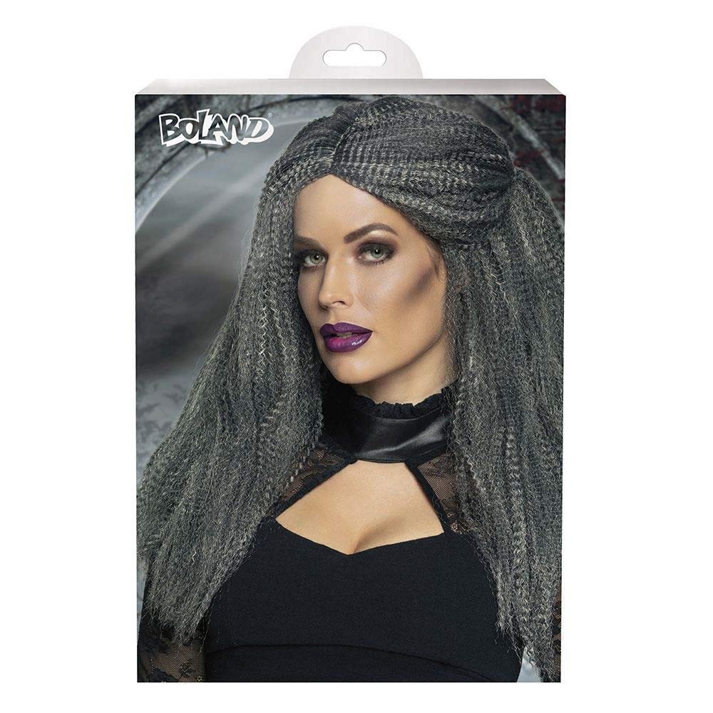 Boland 85605 Griselda Witch Wig, Gray, Standard Size