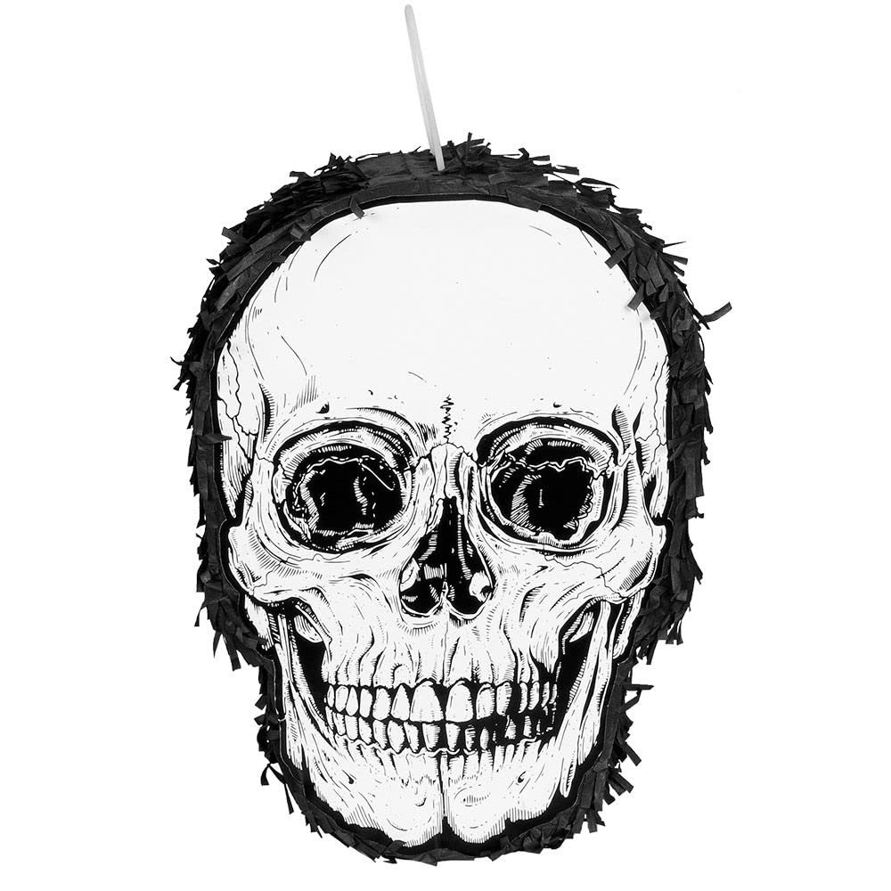 Boland 74121 Pinata Skull, Black/White, Standard Size