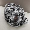 Fantasy Halloween Steam Punk, Foam Mask. for Cosplay, Halloween Party, Collection (3002-Silver) view 3