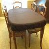 Felt Poker Table Cover for Square, Rectangle Table (Oval Size Option Available) or card table - Patio Table Cover (brown, 80 * 50 inch rectangle) view 2
