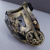 Fantasy Halloween Steam Punk, Foam Mask. for Cosplay, Halloween Party, Collection (2204-Gold) view 2