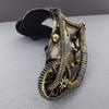 Fantasy Halloween Steam Punk, Foam Mask. for Cosplay, Halloween Party, Collection (2204-Gold) view 3