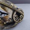 Fantasy Halloween Steam Punk, Foam Mask. for Cosplay, Halloween Party, Collection (2204-Gold) view 4