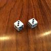 KRISMYA 100Pcs 8mm White Dice,Adult Game Dice for Math,Activity,Casino Theme,Party Favors,Gifts,Magic Tricks Prop view 4