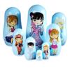 Handmade Matryoshka 8pcs Russia Nesting Dolls Beautiful Handmade Wooden Matryoshka Traditional Baboushka Nesting Dolls for Home Room Decor Surprise Gift view 1