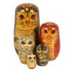 Something Different In_24028 Nesting Doll | Cat Russian | 5 Pieces 178g, Multicolor view 1