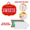 KATUMO Carnival Decorations, 11 Pcs Large Circus Carnival Signs Circus Theme Party Signs Carnival Party Supply Decor Paper Cutouts with Glue Point Dots and 2 Ropes view 3