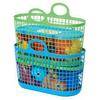 American Plastic Toys 20 Piece Deluxe Beach Basket Set (Choose Either Blue or Green Basket) (Green) view 1