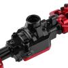 VGEBY1 Portal Axles, Red Metal Front Rear Portal Axles for RC Crawler Car Axial Scx10.2 Car Trailer 1.9 Crawler Tires 10.3 Front Axle Brass Upgrade view 3