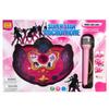 NA Princess Karaoke -Children's Toy Stand Up Microphone Play Set w/Built-in MP3 Player, Speaker, Adjustable Height (Pink) view 3