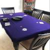 Playezze Speed lite Poker Table Cover - Felt Style Poker Tablecloth fits Lifetime Table - Rectangle - Rated for Tournament Play - Cover + pad (Purple, 7 ft Lifetime Rectangle) view 2