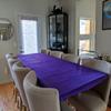 Playezze Speed lite Poker Table Cover - Felt Style Poker Tablecloth fits Lifetime Table - Rectangle - Rated for Tournament Play - Cover + pad (Purple, 7 ft Lifetime Rectangle) view 3