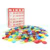 Yuanhe Bingo Cards Game Set - Includes 50 Bingo Cards and 500 Colorful Transparent Bingo Chips, for Bingo Games and Card Games view 2