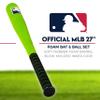 Franklin Sports MLB 27in Foam Bat & Ball Set - Kids Baseball and Bat Set - Includes Foam Bat and Ball - Officical MLB Licensed Product - Green view 2