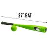 Franklin Sports MLB 27in Foam Bat & Ball Set - Kids Baseball and Bat Set - Includes Foam Bat and Ball - Officical MLB Licensed Product - Green view 3