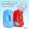Darice 2 Pack 128oz Bubble Solution Refill for Bubble Machines & Blowers - Easter, Weddings, Birthdays, Outdoor - 4 Big Bubble Wands Included - Non-Toxic Safe for Toddlers & Kids, Colors May Vary view 2