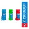BubblePlay Bubble Blower Bottles with Wands - 24 Pack 2 Oz Bottles of Bubble Solution with Wands for Kids - Outdoor Summer Fun, Birthday Party Favors (24 Pack) view 2