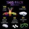Ammy Glow  205 Pcs Glow Sticks Bulk Party Pack  Glow in the Dark Party Supplies with Glow Bracelets & Necklaces  New Years Eve Party Supplies (Tube Packed) view 2