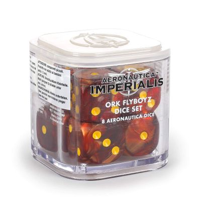 Aeronaucita Imperialis - Ork Flyboyz Dice Set - 8 Aeonautica Dice - (500-11)