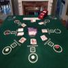 Poker Table Cover for Lifetime Table in Speed lite + pad - Felt Table Cover Alternative fits Square 36, 48", 60" (Green, 5ft Square) view 3