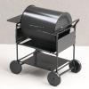 1/12 Dollhouse Miniatures BBQ Grill with Cover Barbeque Backyard Dummy Barbecue, High 10cm view 1