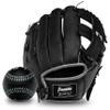 Franklin Sports MLB Kids Tee Ball Glove + Ball Set - RTP Youth Fielding Glove for Teeball - MLB Synthetic Leather Baseball Mitt - Ready to Play (RTP) - 9.5" Inch Right Hand Throw - Black view 1