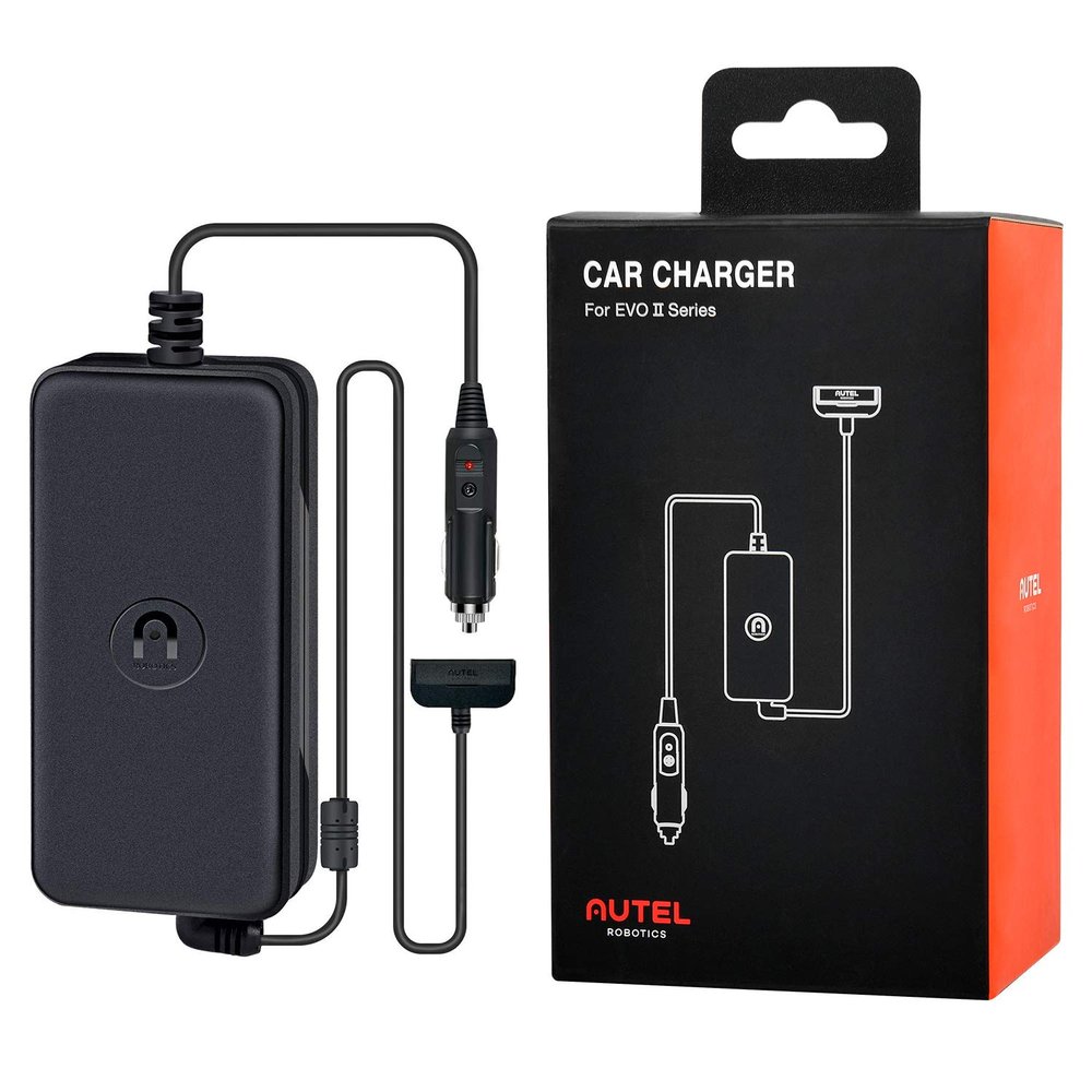 Autel Robotics EVO 2 Series Drones Car Charger with Built-in USB Port, Fit for EVO 2 Pro V2 & V3, EVO 2 Pro Enterprise, EVO 2 Pro RTK, EVO 2 Dual 640T, EVO 2 Dual 640T RTK, EVO 2 Dual 640T Enterprise
