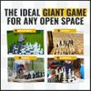 MegaChess Giant Chess Set Game with 12" Tall King - A Large Chess Set Yard Game for Families Looking for Outdoor Jumbo Games - 32 Large Pieces Made from Durable HDPE (Plastic Board Included) view 3