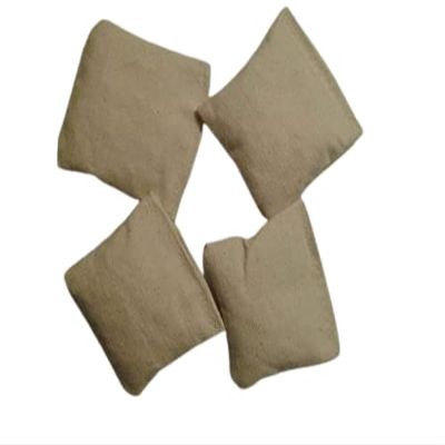 3" Mini Cornhole Bags set of 4 Cream