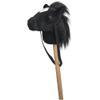 JT International Plush Stick Horse with Multiple Sounds Black view 1