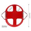 BCGI Heavy-Duty High Back Full Bucket Toddler Swing Seat with Coated Swing Chains and Snap Hooks Fully Assembled view 2