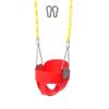 BCGI Heavy-Duty High Back Full Bucket Toddler Swing Seat with Coated Swing Chains and Snap Hooks Fully Assembled view 4