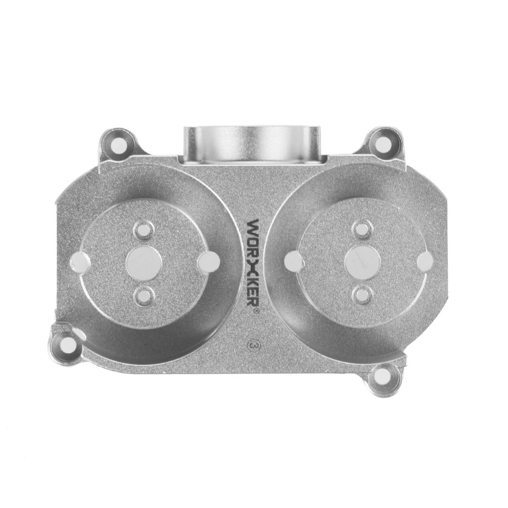 WORKER Metal Flywheel Cage, Mod Kit for Nerf N-Strike Elite Series Stryfe and CS-18 Flat Color Dark Silver
