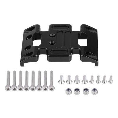 Aluminum Center Skid Plate, Durable Transmission Frame Repair Kit RC Upgrade Accessory for SCX10 1:10 RC Car Frame Protection