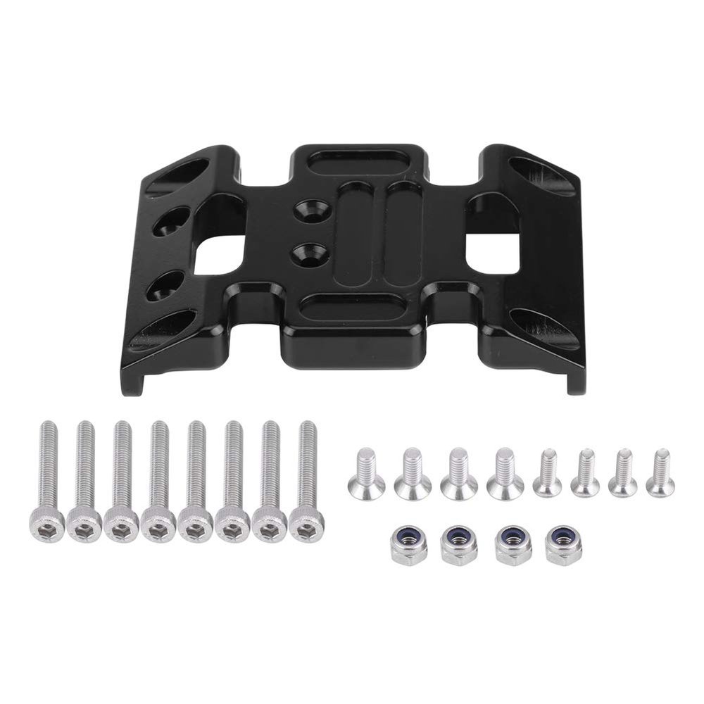 Aluminum Center Skid Plate, Durable Transmission Frame Repair Kit RC Upgrade Accessory for SCX10 1:10 RC Car Frame Protection