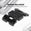 Aluminum Center Skid Plate, Durable Transmission Frame Repair Kit RC Upgrade Accessory for SCX10 1:10 RC Car Frame Protection view 2