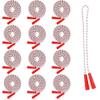 ArtCreativity 84 Inch Nylon Ropes for Kids - Pack of 12 - Durable Jump Ropes with Plastic Handles - Healthy Indoor and Outdoor Activity, Classroom Gifts, Party Favors, Gifts for Boys and Girls view 1