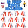 ArtCreativity 84 Inch Nylon Ropes for Kids - Pack of 12 - Durable Jump Ropes with Plastic Handles - Healthy Indoor and Outdoor Activity, Classroom Gifts, Party Favors, Gifts for Boys and Girls view 3