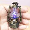 1:6 Scale Dollhouse Miniature Lantern Dummy Kerosene Lamp Light; Shake to Light; No Battery;High 5cm (Gold Black) view 1