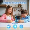 Contixo R1 Kids Robot Toy, Blue Interactive Smart Robots with Voice Control Talking Dancing Learning Touch Sensor Compact Educational Portable Toy for Boys Girls Toddlers 3-8 Years Old Birthday Gifts view 2