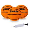 Franklin Sports 3 Mini Basketballs with Pump - 5 Inch Sized Perfect for Kids Ages 6+ view 1