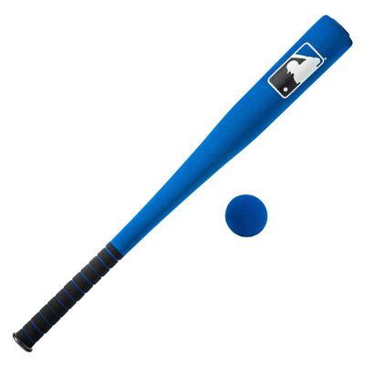 Franklin Sports MLB 27in Foam Bat & Ball Set - Kids Baseball and Bat Set - Includes Foam Bat and Ball - Officical MLB Licensed Product - Blue