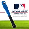 Franklin Sports MLB 27in Foam Bat & Ball Set - Kids Baseball and Bat Set - Includes Foam Bat and Ball - Officical MLB Licensed Product - Blue view 2