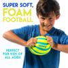 Franklin Sports Kids Foam Football - Mini Soft Foam Youth Football - Indoor + Outdoor Toy Ball for Kids - Probrite 9" Mini Ball - Soft Backyard + Practice Toy - Yellow view 3